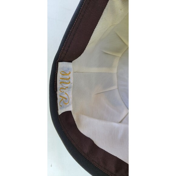 20s 30s Black Vintage Hat - Long Pointed Pleated Hat - Wedding Cocktail Elegant - Picture 9 of 9